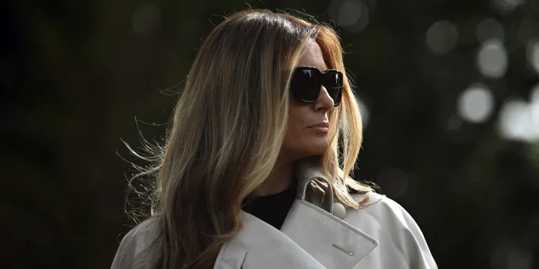 Melania Trump Stuns in Flowery Pants and Matching Heels at the White House Congressional Picnic – Photos