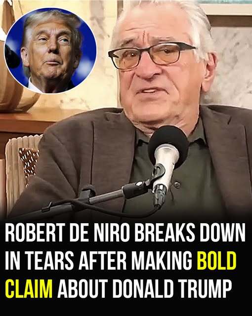 HOW ROBERT DE NIRO’S EMOTIONAL BREAKDOWN, HIS FIERCELY WORDED WARNING ABOUT DONALD TRUMP, HIS URGENT PLEA TO “SAVE THE COUNTRY,” AND HIS DECADES-LONG POLITICAL FEUD CULMINATED IN A TEARFUL, RAW, AND UNCOMPROMISING INTERVIEW THAT REVEALED THE DEPTH OF HIS FEARS FOR AMERICA’S FUTURE