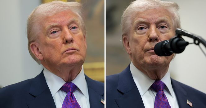 White House issues ‘wild’ response after new footage of Trump slurring sparks health fears