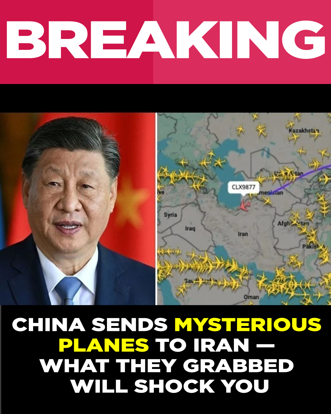 China Sends Mysterious Transport Planes To Iran