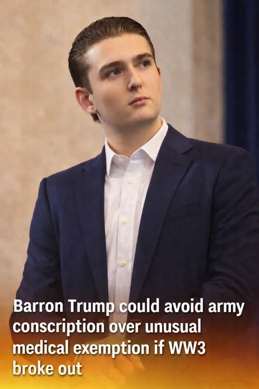 Barron Trump’s Potential Draft Status Explained Amid WW3 Fears