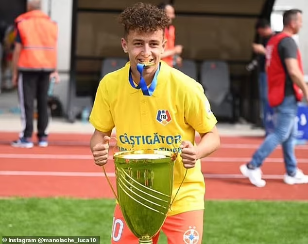 Footballer, 19, dies after drowning in his own stomach acid while on the phone to his mother